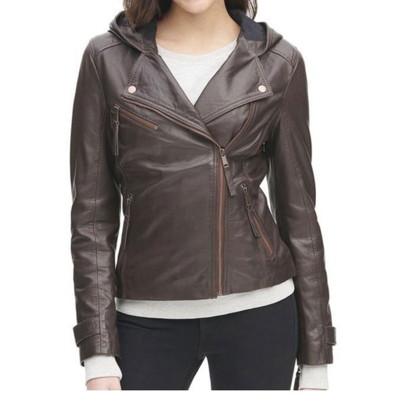 NWT vantage USA genuine leather jacket. Brand new Never used.size medium. - Picture 3 of 13